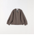 《一部予約》SHIPS any:〈洗濯機可能〉ダブルクロス ノーカラー ジップ ブルゾン［NAVY BLUE］