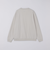 SHIPS: AUTHENTIC コットン スウェット ロングスリーブ Tシャツ