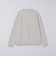 SHIPS: AUTHENTIC コットン スウェット ロングスリーブ Tシャツ