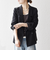 《一部予約》SHIPS any:〈洗濯機可能〉ダブルクロス セミダブル ジャケット［NAVY BLUE］