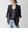 《一部予約》SHIPS any:〈洗濯機可能〉ダブルクロス セミダブル ジャケット［NAVY BLUE］