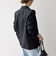 《一部予約》SHIPS any:〈洗濯機可能〉ダブルクロス セミダブル ジャケット［NAVY BLUE］