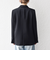 《一部予約》SHIPS any:〈洗濯機可能〉ダブルクロス セミダブル ジャケット［NAVY BLUE］