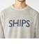 SHIPS: 50th ANNIV SHIPS ロゴ スウェット