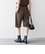 《予約》SHIPS any: センター ピンタックライン ハーフパンツ