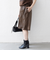 《予約》SHIPS any: センター ピンタックライン ハーフパンツ