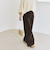 quaranciel:〈洗濯機可能〉ポリエステル スエード ワイド パンツ