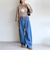 【WEB限定】〈洗濯機可能〉2タック カーブ デニム パンツ