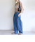 【WEB限定】〈洗濯機可能〉2タック カーブ デニム パンツ
