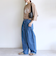【WEB限定】〈洗濯機可能〉2タック カーブ デニム パンツ