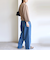 【WEB限定】〈洗濯機可能〉2タック カーブ デニム パンツ