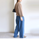 【WEB限定】〈洗濯機可能〉2タック カーブ デニム パンツ
