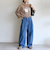 【WEB限定】〈洗濯機可能〉2タック カーブ デニム パンツ