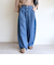 【WEB限定】〈洗濯機可能〉2タック カーブ デニム パンツ