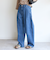 【WEB限定】〈洗濯機可能〉2タック カーブ デニム パンツ