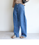 【WEB限定】〈洗濯機可能〉2タック カーブ デニム パンツ
