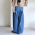 【WEB限定】〈洗濯機可能〉2タック カーブ デニム パンツ