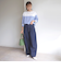 【WEB限定】〈洗濯機可能〉2タック カーブ デニム パンツ