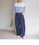 【WEB限定】〈洗濯機可能〉2タック カーブ デニム パンツ