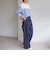 【WEB限定】〈洗濯機可能〉2タック カーブ デニム パンツ