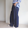 【WEB限定】〈洗濯機可能〉2タック カーブ デニム パンツ