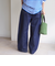 〈洗濯機可能〉2タック カーブ デニム パンツ