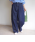 〈洗濯機可能〉2タック カーブ デニム パンツ