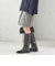 《予約》〈手洗い可能〉ウォッシャブル ウール チェック ハーフ パンツ