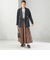 《予約》〈手洗い可能〉タフタ タック フレア スカート