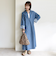 《予約》【WEB限定】〈洗濯機可能〉スキッパー デニム ワンピース