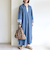 《予約》【WEB限定】〈洗濯機可能〉スキッパー デニム ワンピース