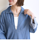 《予約》【WEB限定】〈洗濯機可能〉スキッパー デニム ワンピース