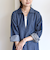 《予約》【WEB限定】〈洗濯機可能〉スキッパー デニム ワンピース