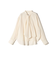 〈手洗い可能〉シアー リボン タイ ブラウス