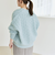 《予約》quaranciel:〈手洗い可能〉レース ドルマン Vネック カーディガン