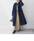 《予約》SHIPS any: ステンカラー Aライン ロング コート