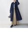 《予約》SHIPS any: ステンカラー Aライン ロング コート