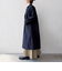 《予約》SHIPS any: ステンカラー Aライン ロング コート