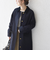 《予約》SHIPS any: ステンカラー Aライン ロング コート
