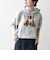 《予約》【SHIPS any別注】THE KNiTS:〈洗濯機可能〉ロゴプリント フーディー パーカー