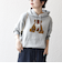 《予約》【SHIPS any別注】THE KNiTS:〈洗濯機可能〉ロゴプリント フーディー パーカー