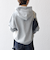 《予約》【SHIPS any別注】THE KNiTS:〈洗濯機可能〉ロゴプリント フーディー パーカー