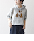 《予約》【SHIPS any別注】THE KNiTS:〈洗濯機可能〉ロゴプリント フーディー パーカー