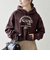 《一部追加予約》【SHIPS any別注】THE KNiTS:〈洗濯機可能〉ロゴプリント フーディー パーカー