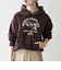 《一部追加予約》【SHIPS any別注】THE KNiTS:〈洗濯機可能〉ロゴプリント フーディー パーカー