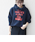 《予約》【SHIPS any別注】THE KNiTS:〈洗濯機可能〉ロゴプリント フーディー パーカー