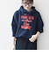 《予約》【SHIPS any別注】THE KNiTS:〈洗濯機可能〉ロゴプリント フーディー パーカー