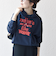《予約》【SHIPS any別注】THE KNiTS:〈洗濯機可能〉ロゴプリント フーディー パーカー