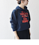 《予約》【SHIPS any別注】THE KNiTS:〈洗濯機可能〉ロゴプリント フーディー パーカー