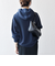 《一部追加予約》【SHIPS any別注】THE KNiTS:〈洗濯機可能〉ロゴプリント フーディー パーカー